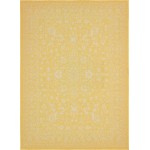 Rug Unique Loom Outdoor Botanical Yellow Rectangular 8' 0 x 11' 4