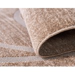 Rug Unique Loom Outdoor Botanical Beige Rectangular 8' 0 x 10' 0