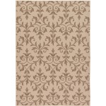 Rug Unique Loom Outdoor Botanical Beige Rectangular 7' 0 x 10' 0