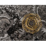 Rug Unique Loom Outdoor Botanical Light Gray Rectangular 7' 0 x 10' 0