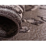 Rug Unique Loom Outdoor Botanical Beige/Dark Brown Rectangular 7' 0 x 10' 0