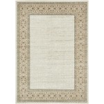 Rug Unique Loom Outdoor Botanical Ivory Rectangular 7' 0 x 10' 0