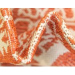Rug Unique Loom Outdoor Botanical Terracotta Rectangular 6' 0 x 9' 0