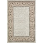 Rug Unique Loom Outdoor Botanical Ivory Rectangular 6' 0 x 9' 0