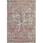 Rug Unique Loom Outdoor Botanical Red Rectangular 5' 3 x 8' 0