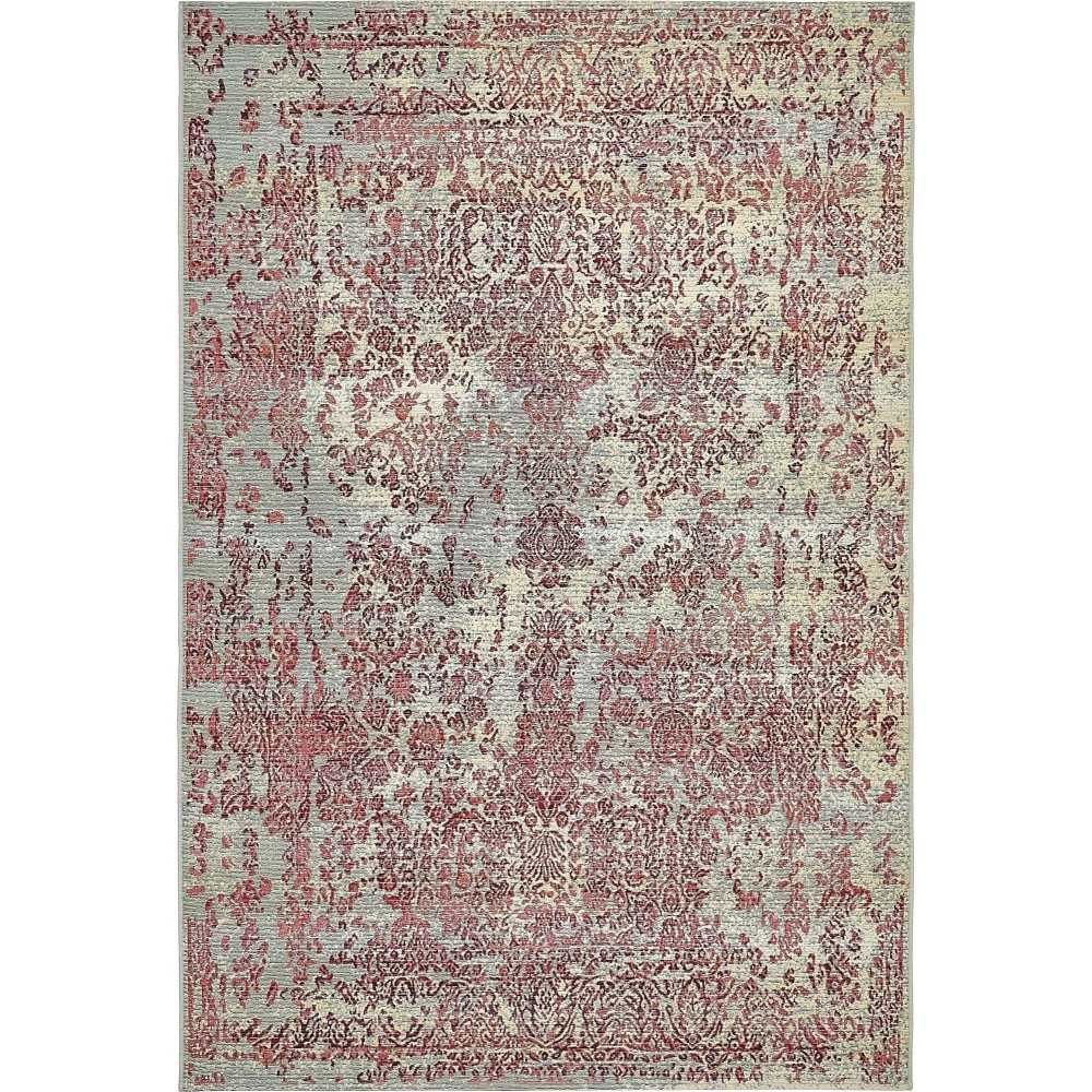 Rug Unique Loom Outdoor Botanical Red Rectangular 5' 3 x 8' 0 Rug Unique Loom Outdoor Botanical Red Rectangular 5' 3 x 8' 0