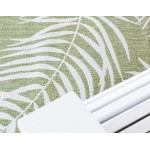 Rug Unique Loom Outdoor Botanical Green Rectangular 5' 0 x 8' 0
