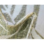 Rug Unique Loom Outdoor Botanical Green Rectangular 5' 0 x 8' 0