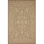 Rug Unique Loom Outdoor Botanical Brown Rectangular 5' 0 x 8' 0