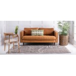 Rug Unique Loom Outdoor Botanical Gray Rectangular 5' 0 x 8' 0
