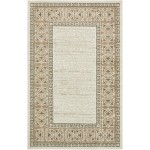 Rug Unique Loom Outdoor Botanical Ivory Rectangular 5' 0 x 8' 0