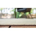 Rug Unique Loom Outdoor Botanical Beige Rectangular 4' 0 x 6' 0