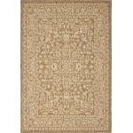 Rug Unique Loom Outdoor Botanical Brown Rectangular 4' 0 x 6' 0