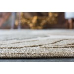 Rug Unique Loom Outdoor Botanical Beige/Gray Rectangular 4' 0 x 6' 0
