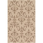 Rug Unique Loom Outdoor Botanical Beige Rectangular 3' 3 x 5' 0