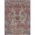 Rug Unique Loom Outdoor Botanical Red Rectangular 2' 2 x 3' 0