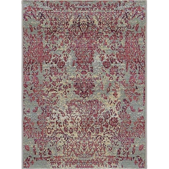 Rug Unique Loom Outdoor Botanical Red Rectangular 2' 2 x 3' 0