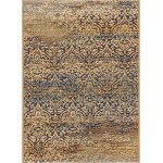 Rug Unique Loom Outdoor Botanical Beige Rectangular 2' 2 x 3' 0