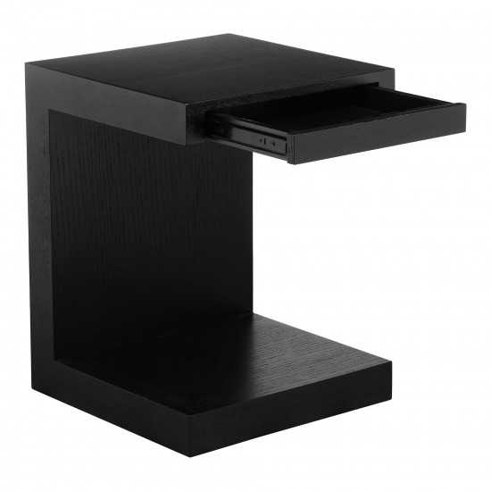 ZIO SIDETABLE BLACK OAK