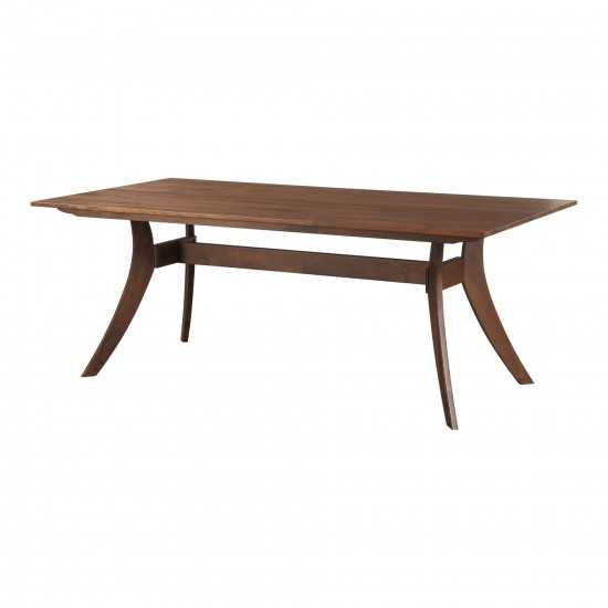 FLORENCE RECTANGULAR DINING TABLE SMALL WALNUT