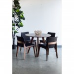 DECO DINING CHAIR BLACK-M2