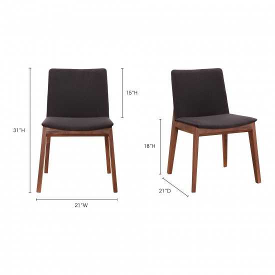 DECO DINING CHAIR BLACK-M2