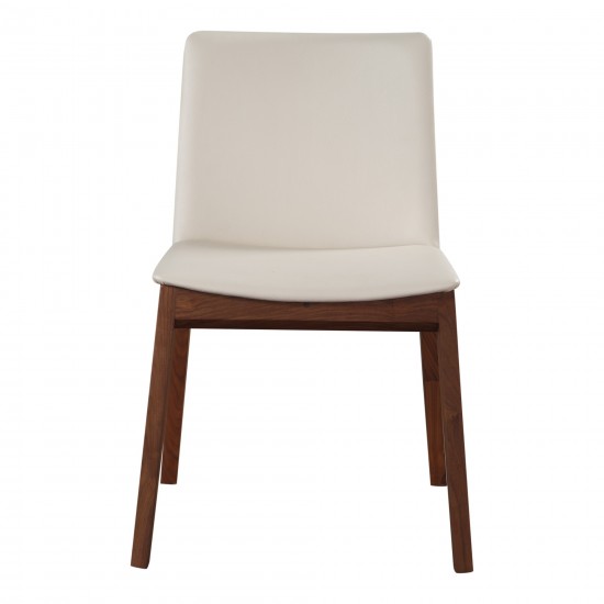 DECO DINING CHAIR WHITE PVC-M2