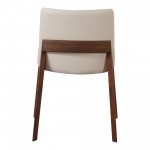 DECO DINING CHAIR WHITE PVC-M2