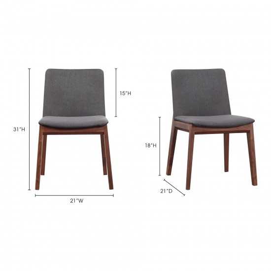 DECO DINING CHAIR GREY-M2