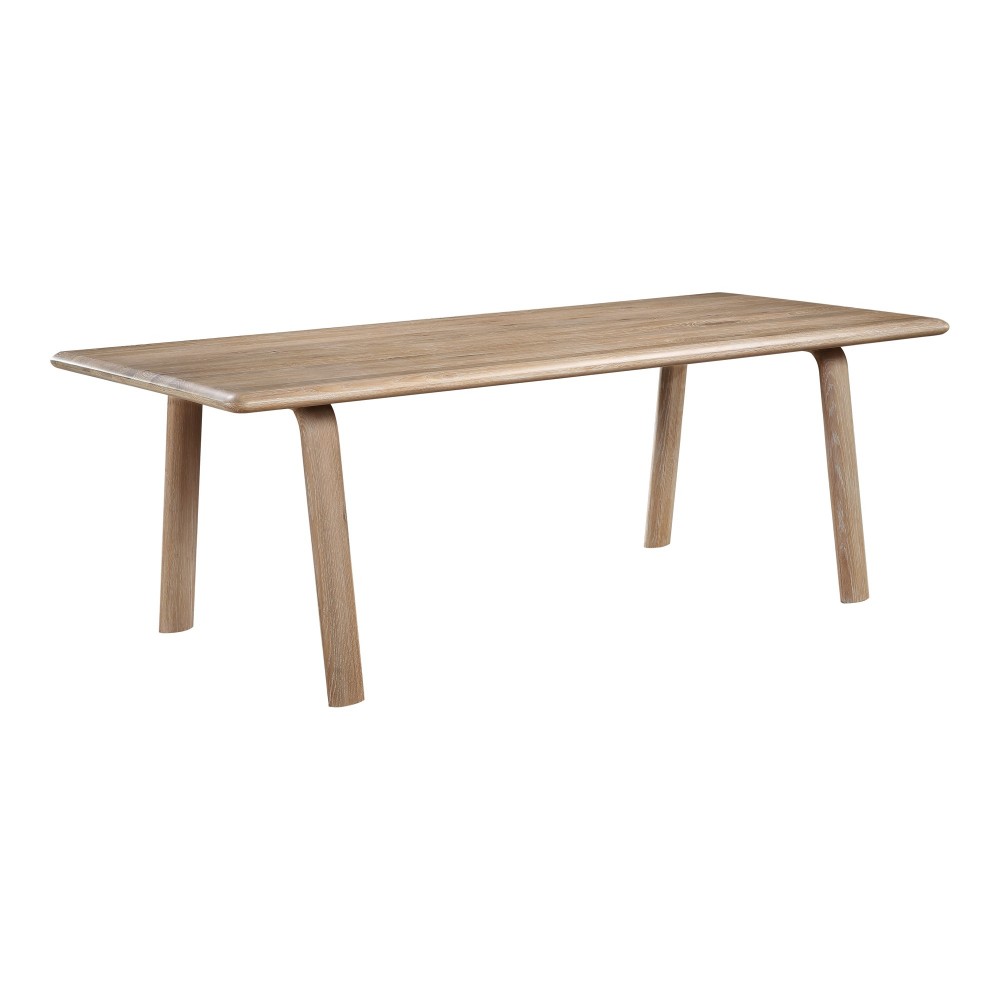 MALIBU DINING TABLE WHITE OAK