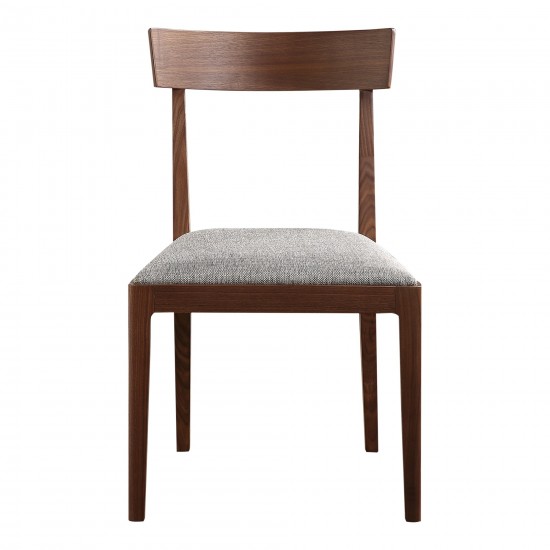 LEONE DINING CHAIR WALNUT M2