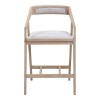 PADMA OAK COUNTER STOOL LIGHT GREY