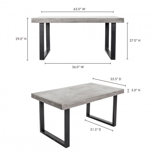 JEDRIK OUTDOOR DINING TABLE SMALL