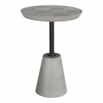 FOUNDATION OUTDOOR ACCENT TABLE GREY