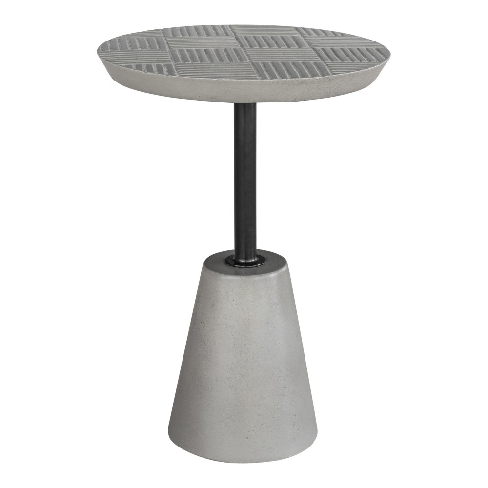 FOUNDATION OUTDOOR ACCENT TABLE GREY