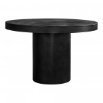 CASSIUS OUTDOOR DINING TABLE BLACK