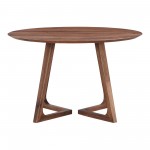 GODENZA DINING TABLE ROUND WALNUT