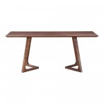 GODENZA DINING TABLE RECTANGULAR WALNUT