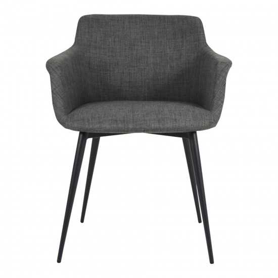 RONDA ARM CHAIR GREY-M2