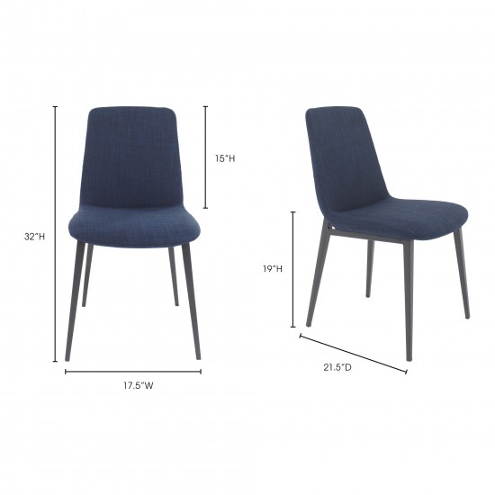 KITO DINING CHAIR BLUE-M2