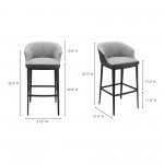 BECKETT BARSTOOL GREY