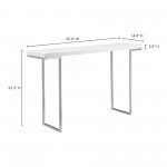 REPETIR CONSOLE TABLE WHITE LACQUER