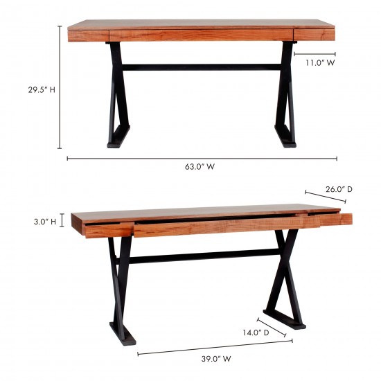 REALE DESK WALNUT