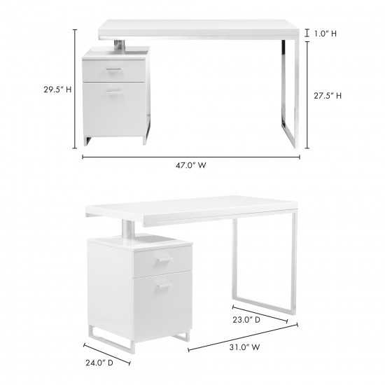 MARTOS DESK WHITE