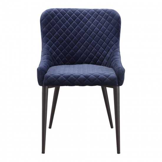 ETTA DINING CHAIR DARK BLUE