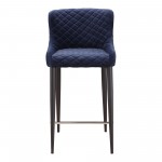 ETTA COUNTER STOOL DARK BLUE