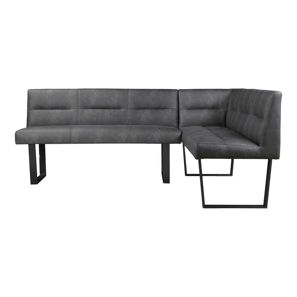 HANLON CORNER BENCH DARK GREY HANLON CORNER BENCH DARK GREY