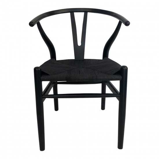 VENTANA DINING CHAIR BLACK-M2