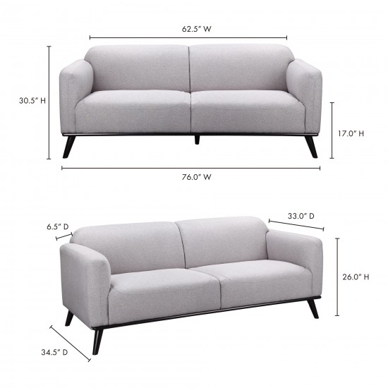 PEPPY SOFA GREY