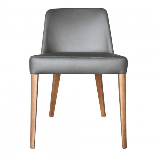 OUTLAW DINING CHAIR DARK GREY-M2